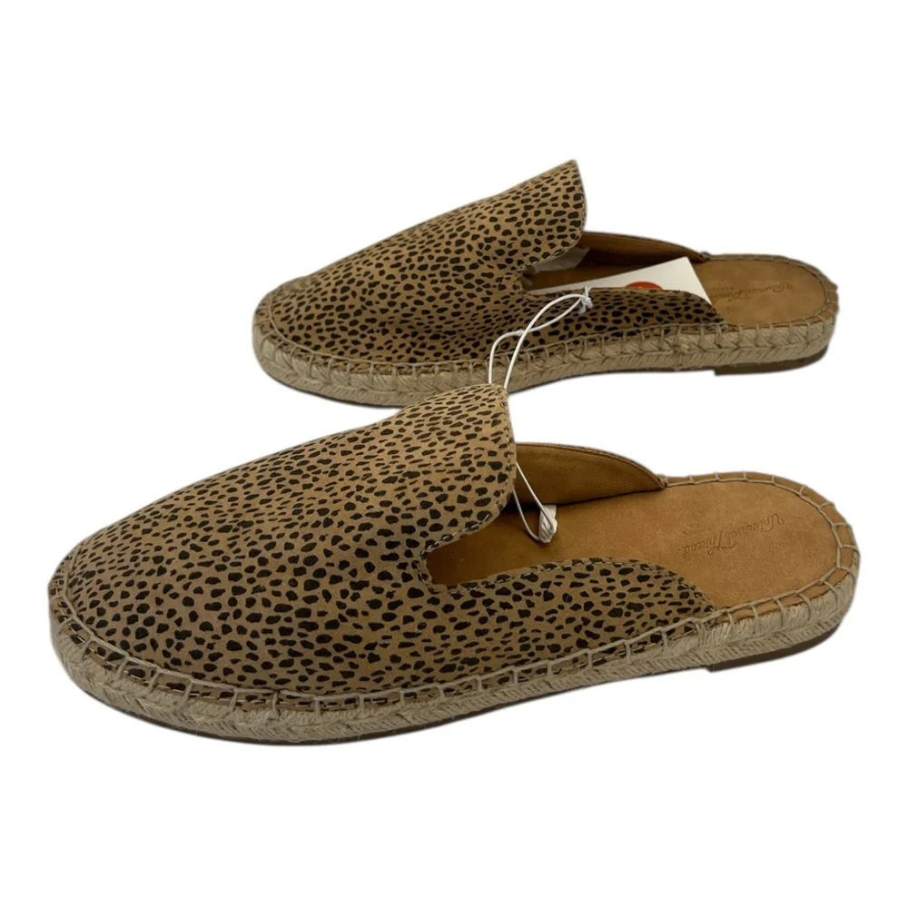 Universal Thread Clara Leopard Print Espadrilles Slip-On‎ Loafers, Size 7.5